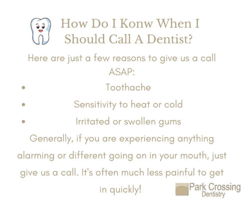 When To Call A Dentist